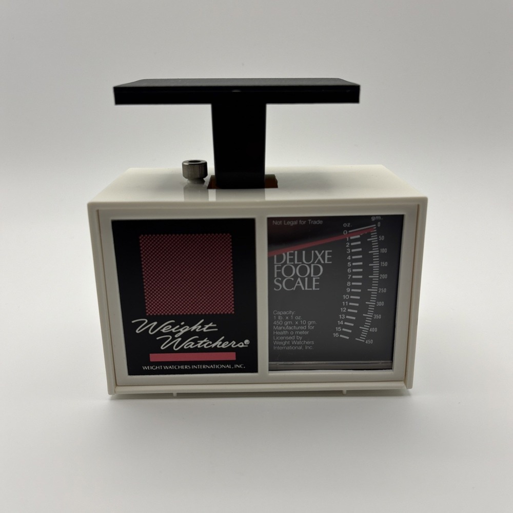 Vintage Weight Watchers Deluxe Food Scale 1980s Model‎ 3125